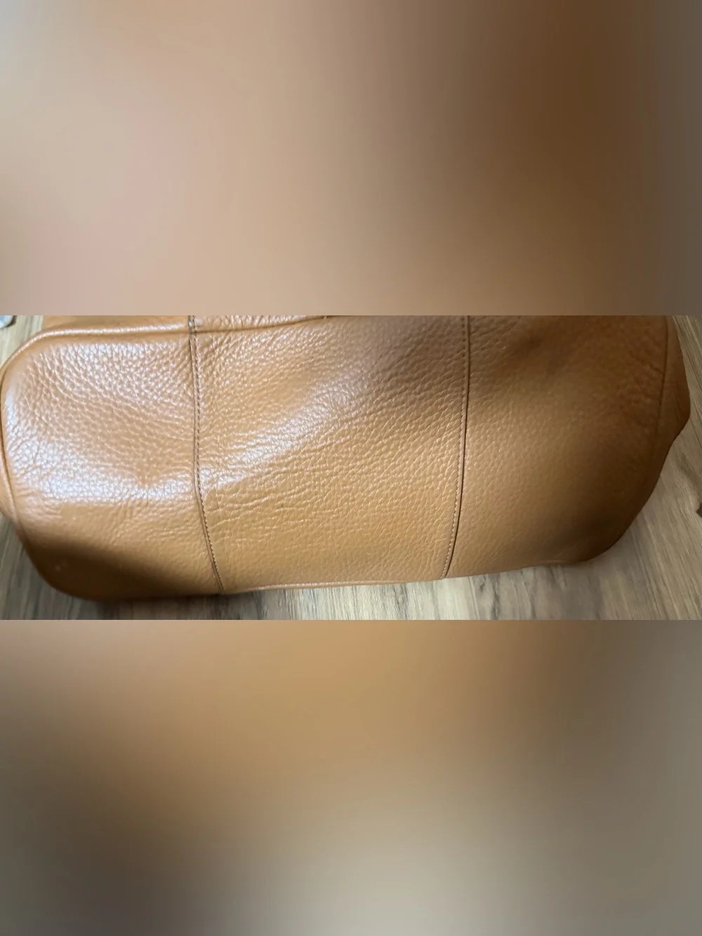 Tory Burch brown leather tote bag